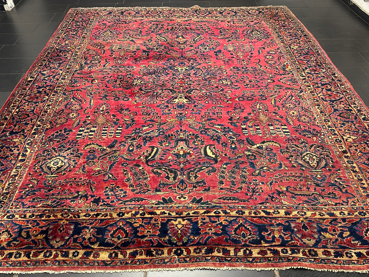 Orientteppich handgeknüpft US Sarough 360x285 cm