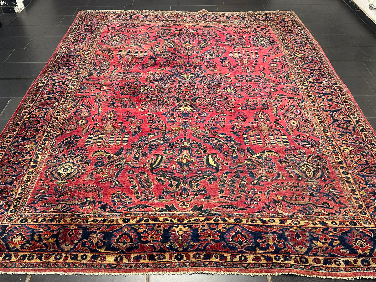 Orientteppich handgeknüpft US Sarough 360x285 cm