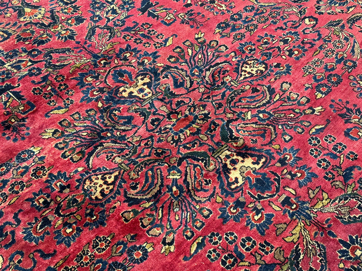 Orientteppich handgeknüpft US Sarough 360x285 cm