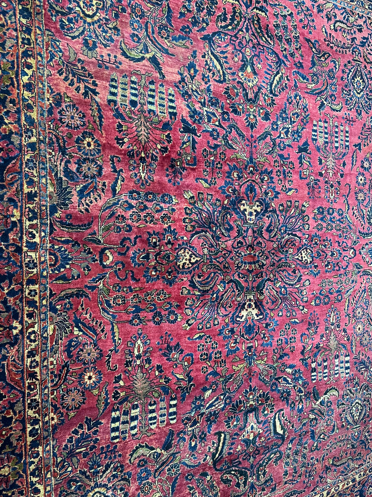 Orientteppich handgeknüpft US Sarough 360x285 cm
