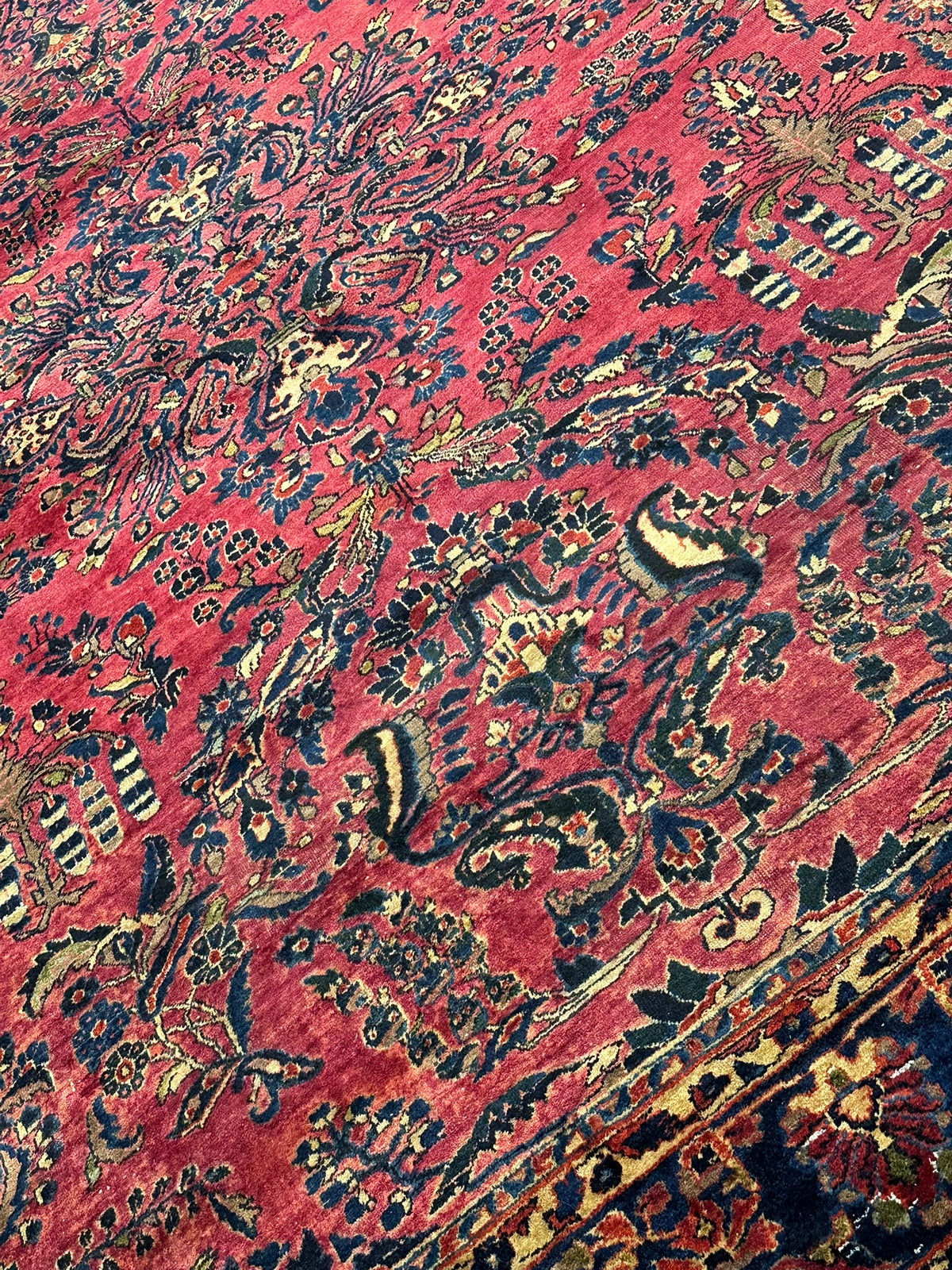 Orientteppich handgeknüpft US Sarough 360x285 cm