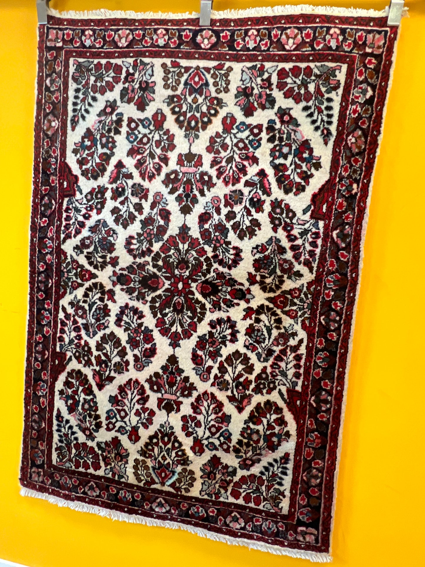 Handgeknüpfter Perser Orientteppich  Sarough Blumen Lover 103x150cm