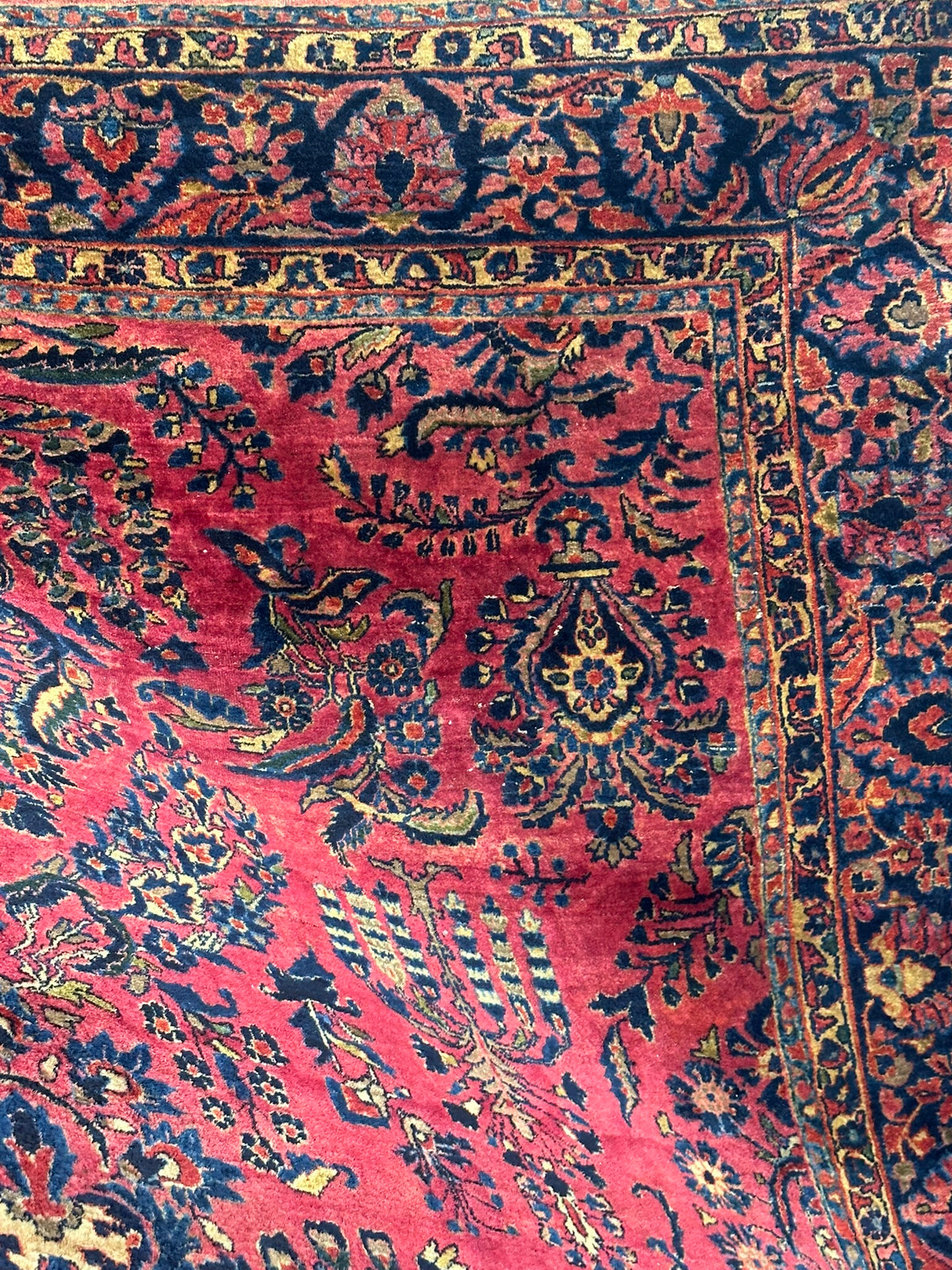 Orientteppich handgeknüpft US Sarough 360x285 cm