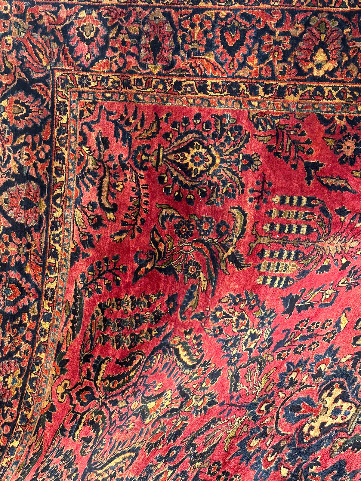 Orientteppich handgeknüpft US Sarough 360x285 cm