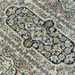 Orientteppich handgeknüpft Kaschmir Ghom Seide 190x122 cm