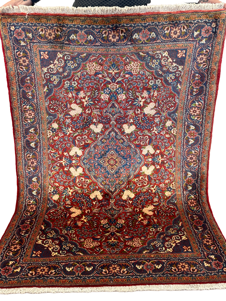 Handgeknüpfter Perser Malayer Sarouck Orientteppich 150x110 cm