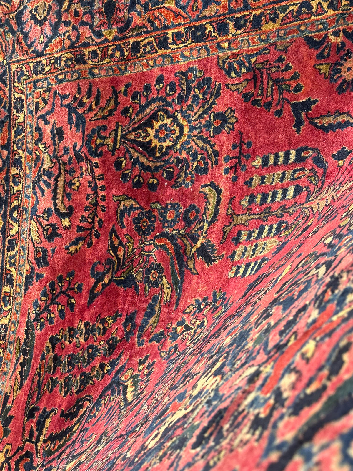 Orientteppich handgeknüpft US Sarough 360x285 cm