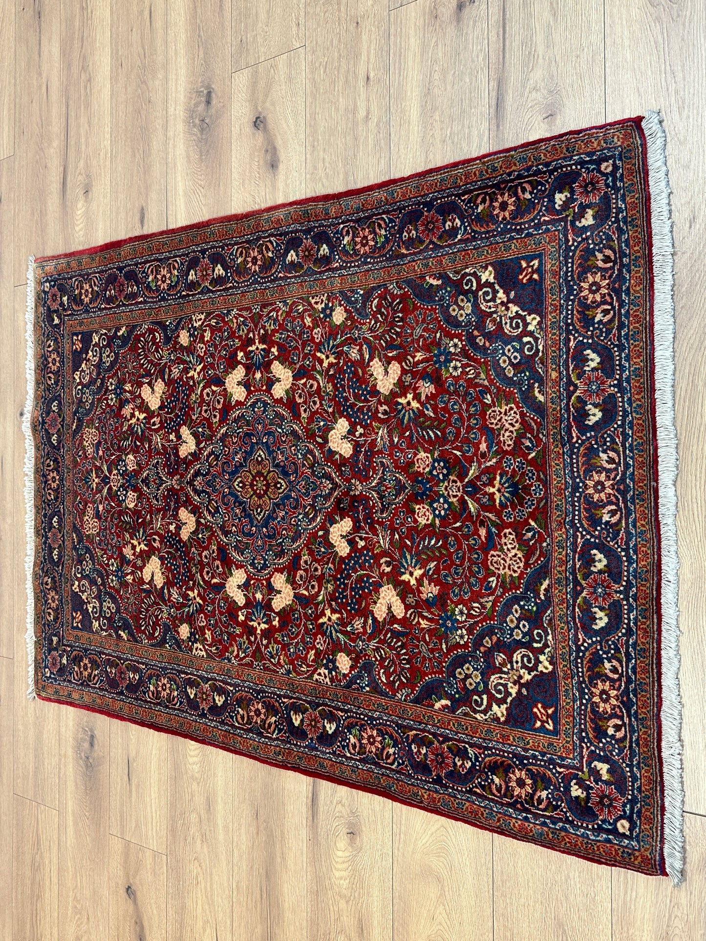 Handgeknüpfter Perser Malayer Sarouck Orientteppich 150x110 cm