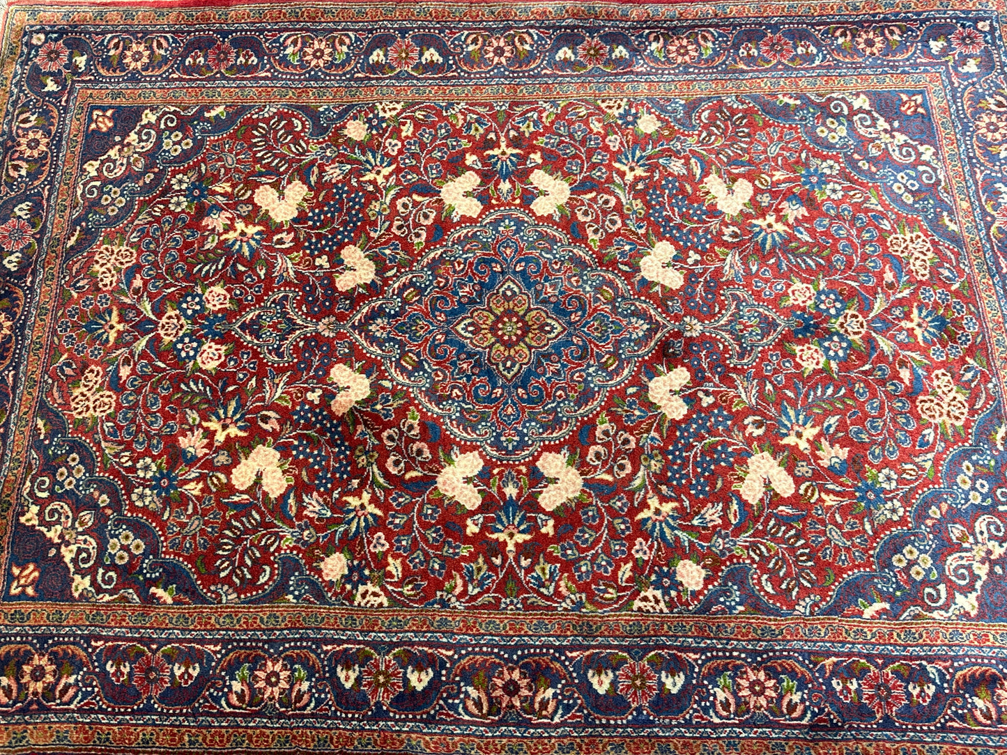 Handgeknüpfter Perser Malayer Sarouck Orientteppich 150x110 cm