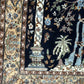 Orientteppich handgeknüpft Kaschmir Ghom Lebensbaum 190x125 cm