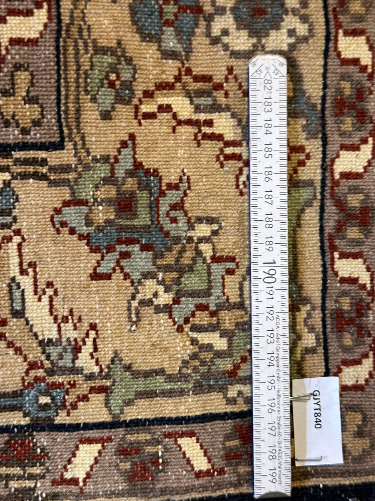 Orientteppich handgeknüpft Kaschmir Ghom Lebensbaum 190x125 cm