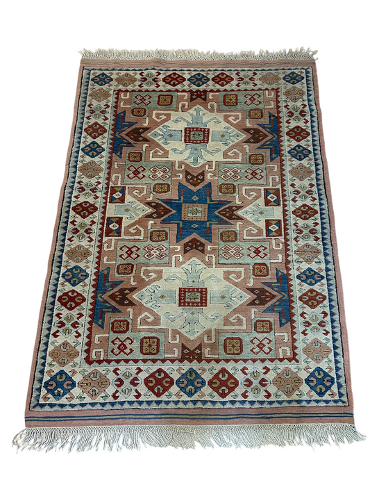 Orientteppich handgeknüpft Türkei Kazak 173x123 cm