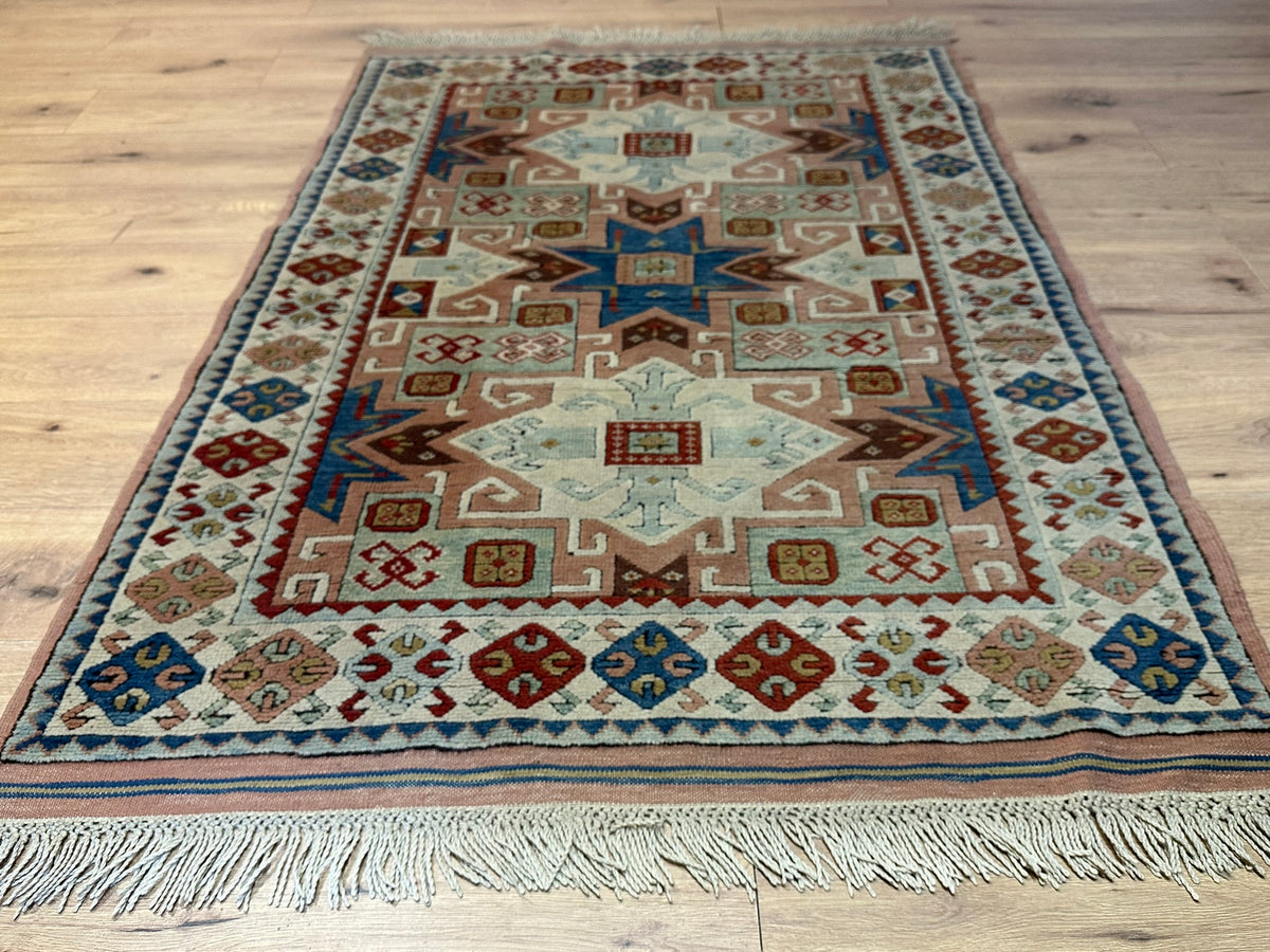 Orientteppich handgeknüpft Türkei Kazak 173x123 cm