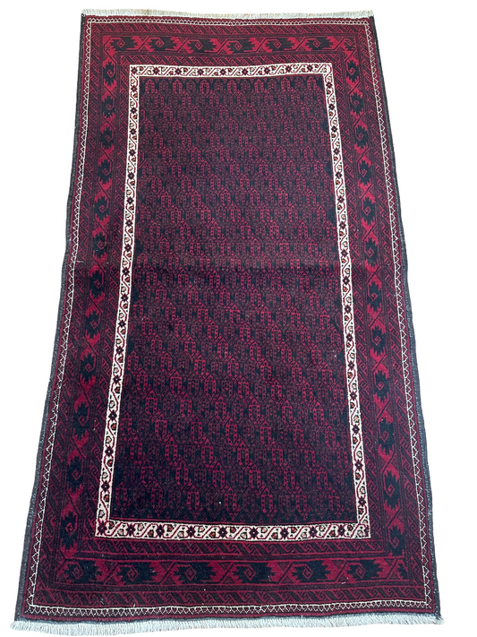 Orientteppich handgeknüpft Belutsch 180x103 cm
