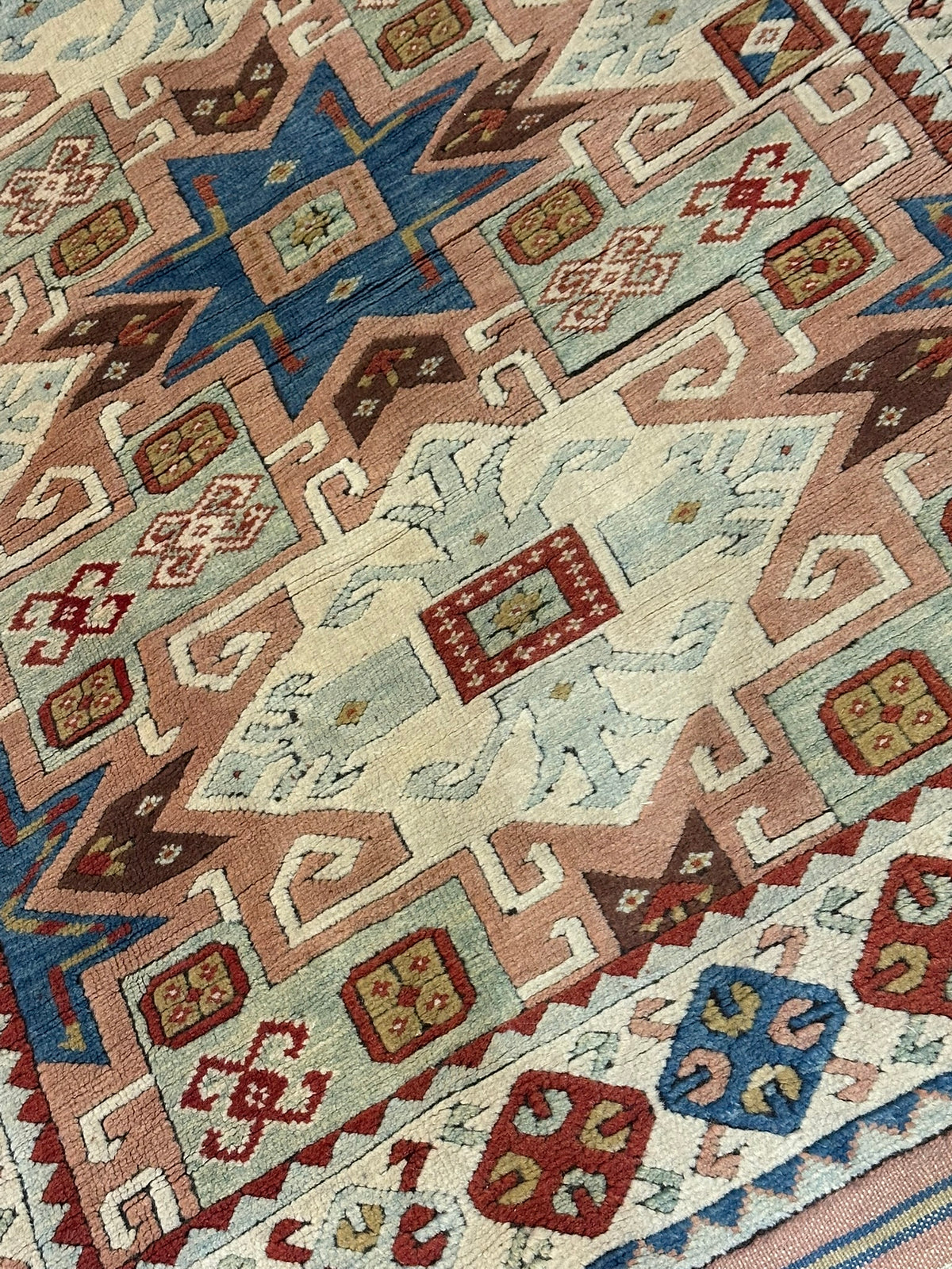 Orientteppich handgeknüpft Türkei Kazak 173x123 cm