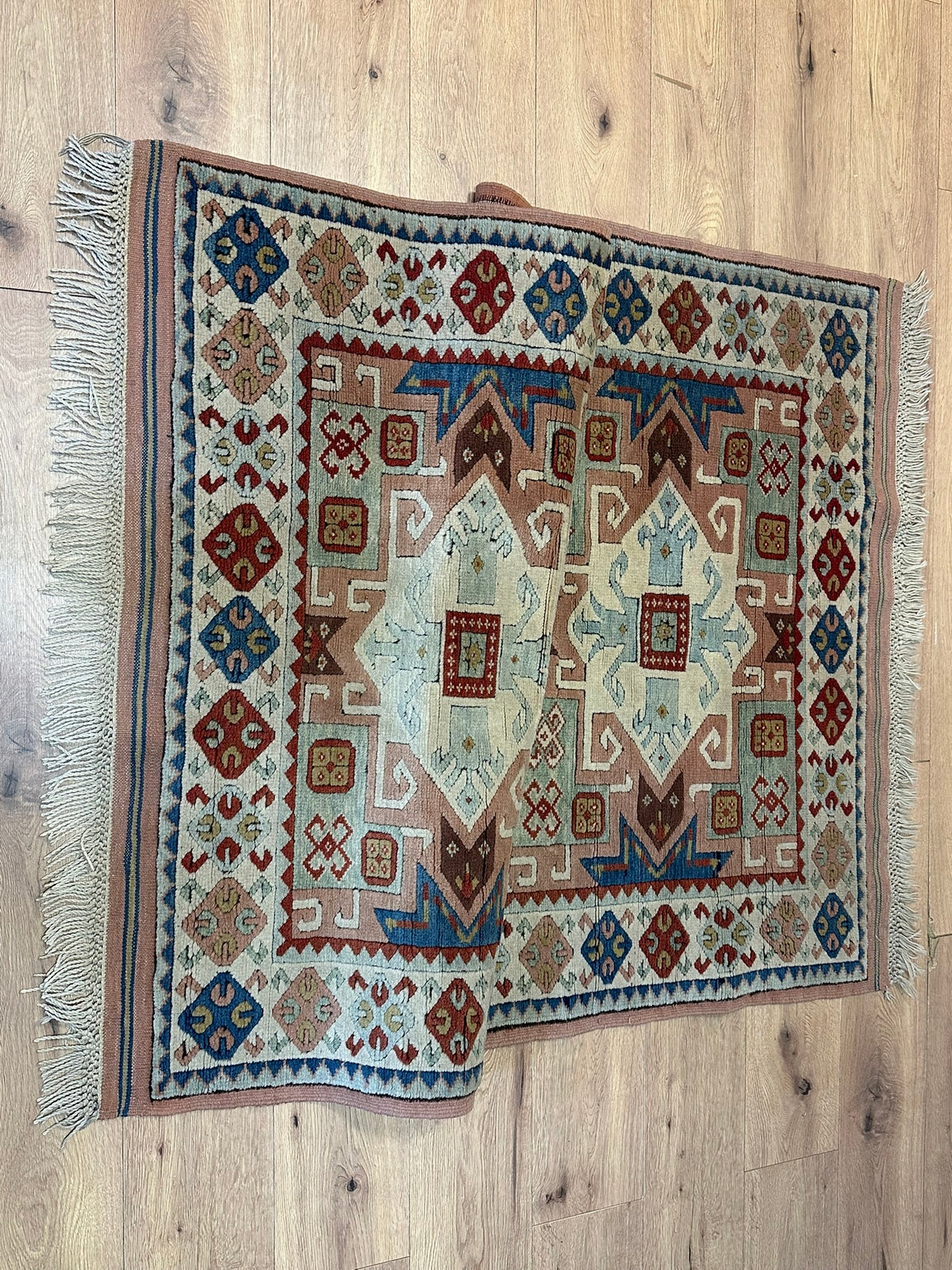 Orientteppich handgeknüpft Türkei Kazak 173x123 cm