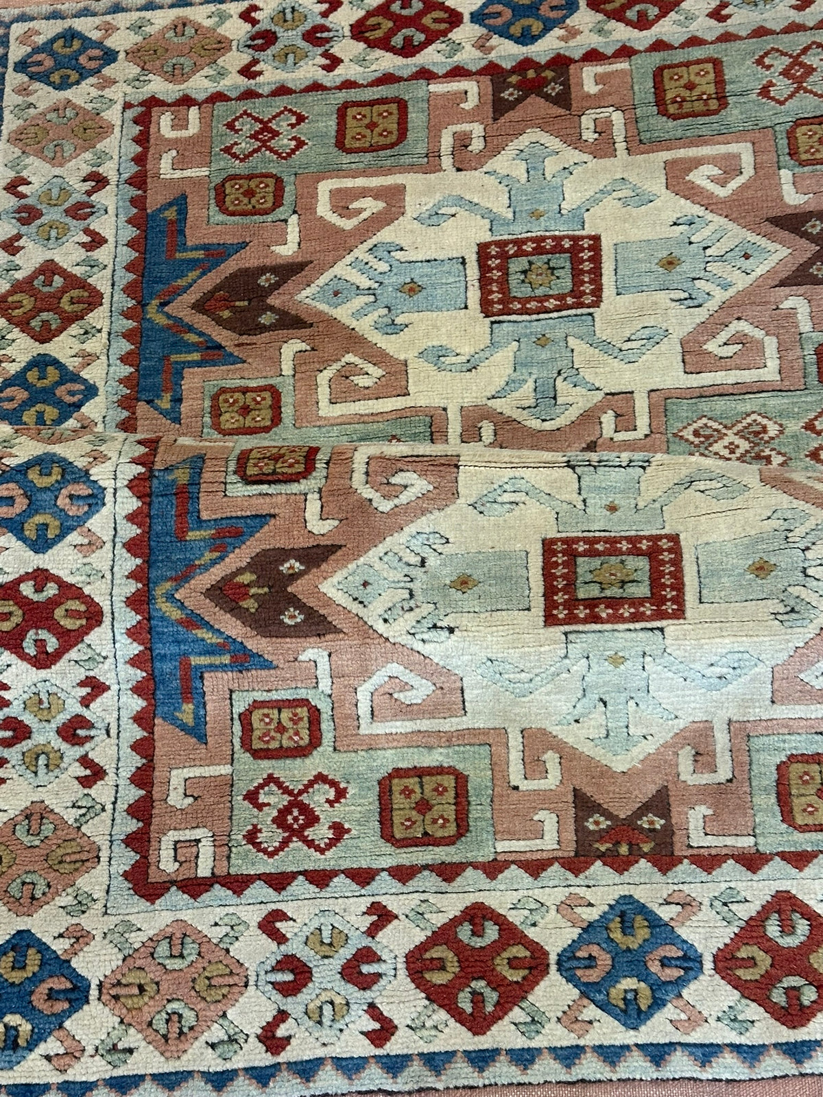 Orientteppich handgeknüpft Türkei Kazak 173x123 cm