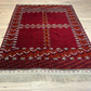 Antik Orientteppich handgeknüpft Jomut Buchara Naturfarben195x135 cm