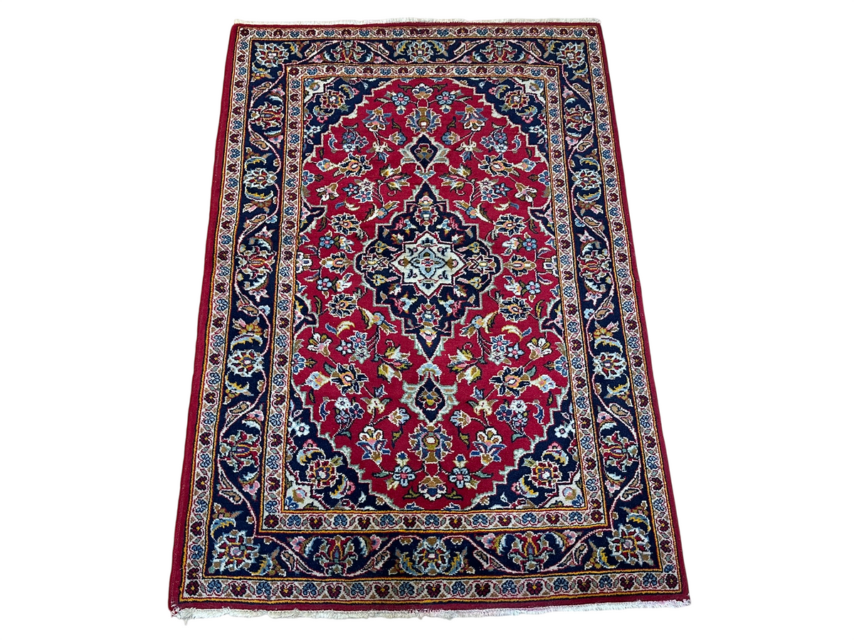 Orientteppich handgeknüpft Keschan 153x100 cm