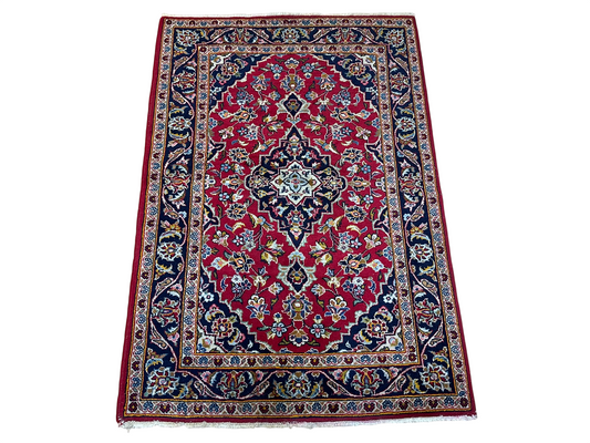Orientteppich handgeknüpft Keschan 153x100 cm