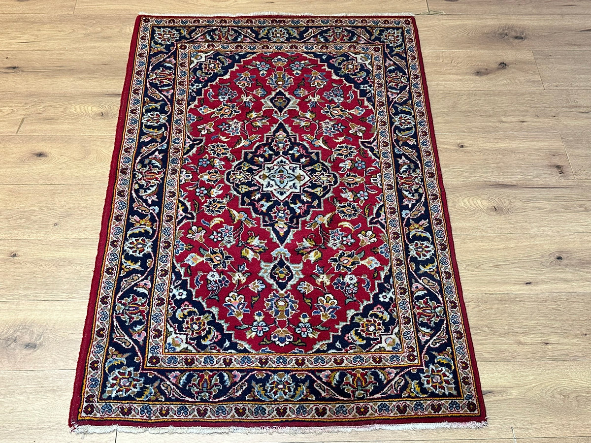 Orientteppich handgeknüpft Keschan 153x100 cm