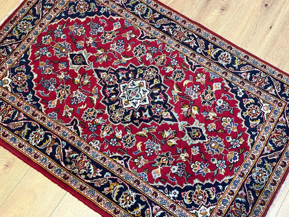 Orientteppich handgeknüpft Keschan 153x100 cm
