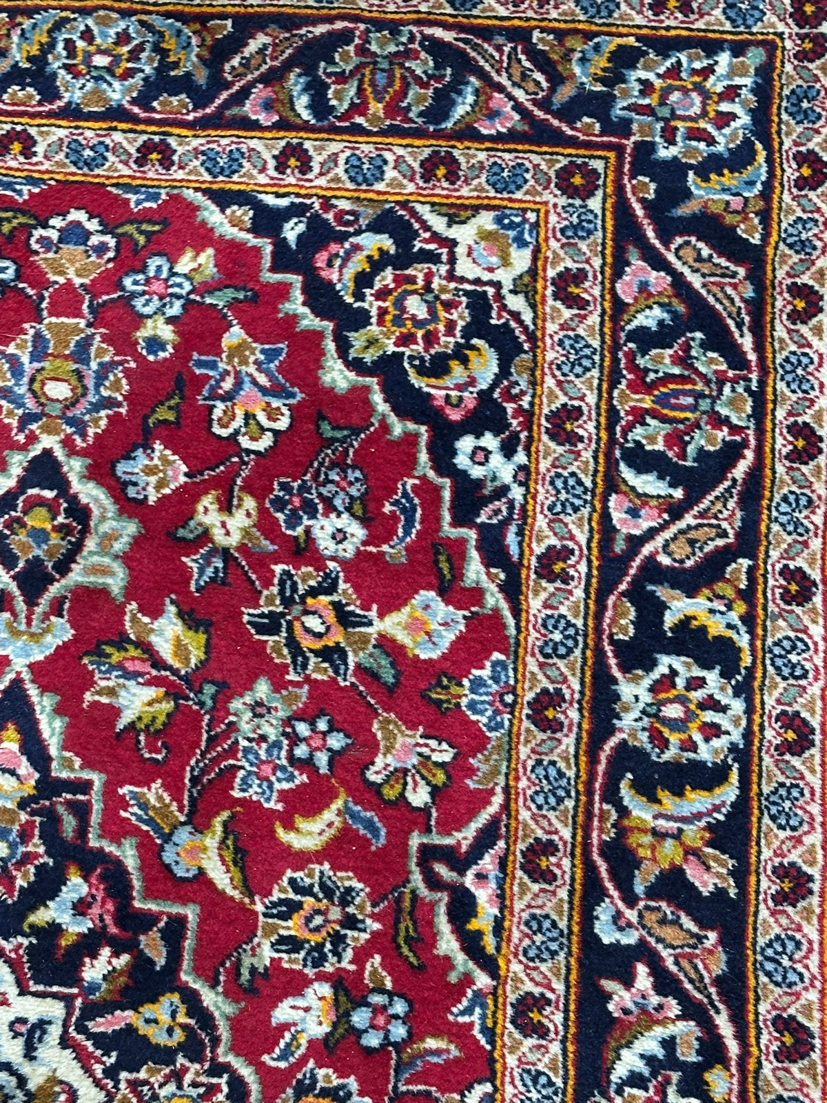 Orientteppich handgeknüpft Keschan 153x100 cm