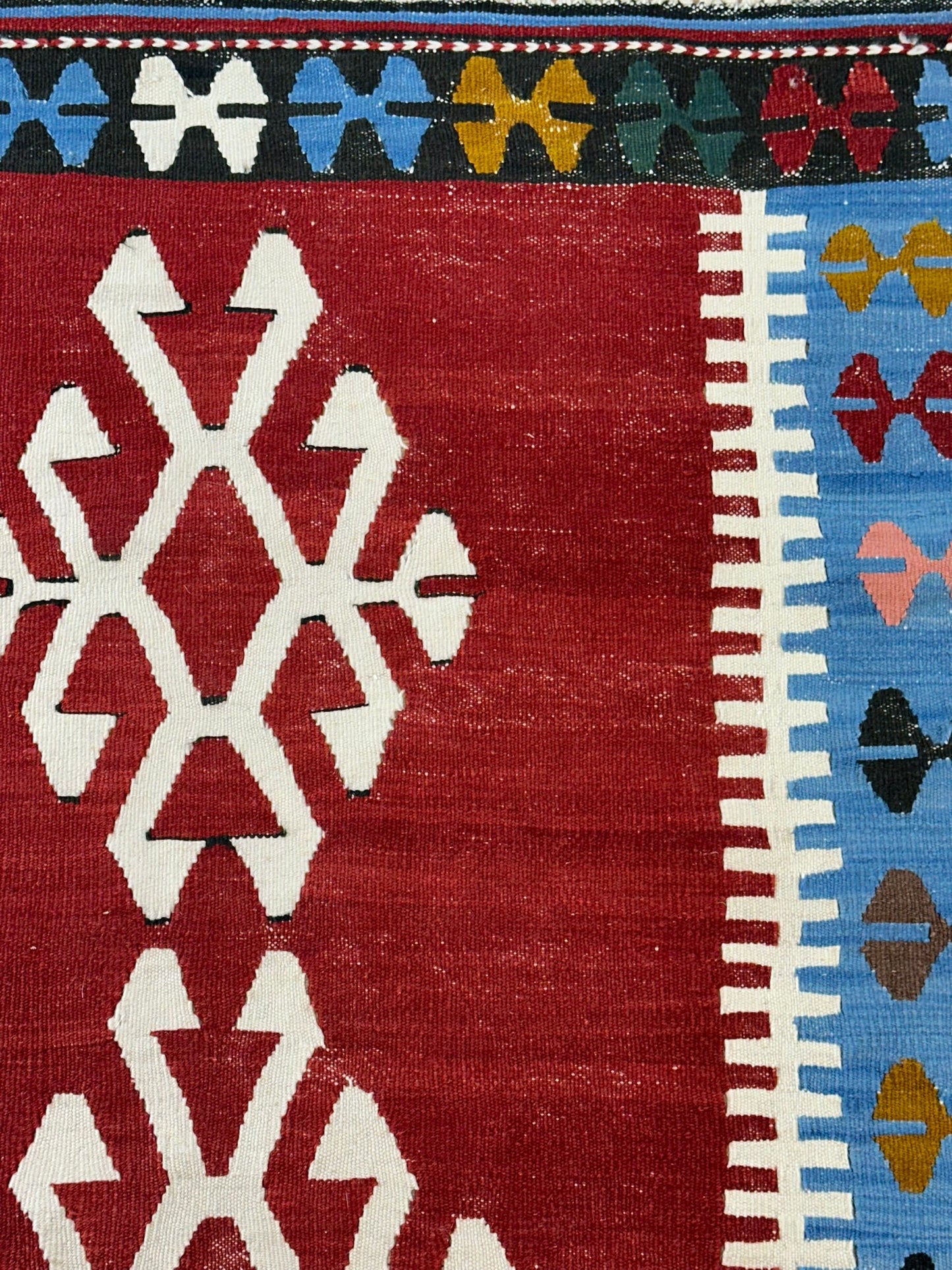 Orientteppich handgeknüpft Kelim 187x100 cm