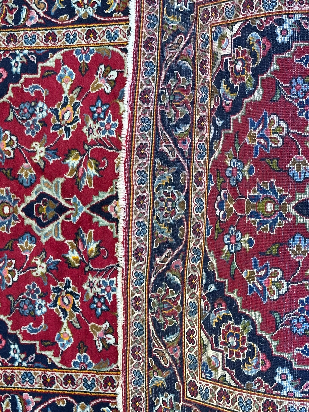 Orientteppich handgeknüpft Keschan 153x100 cm