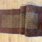 Orientteppich handgeknüpft Moud Läufer 295x77 cm
