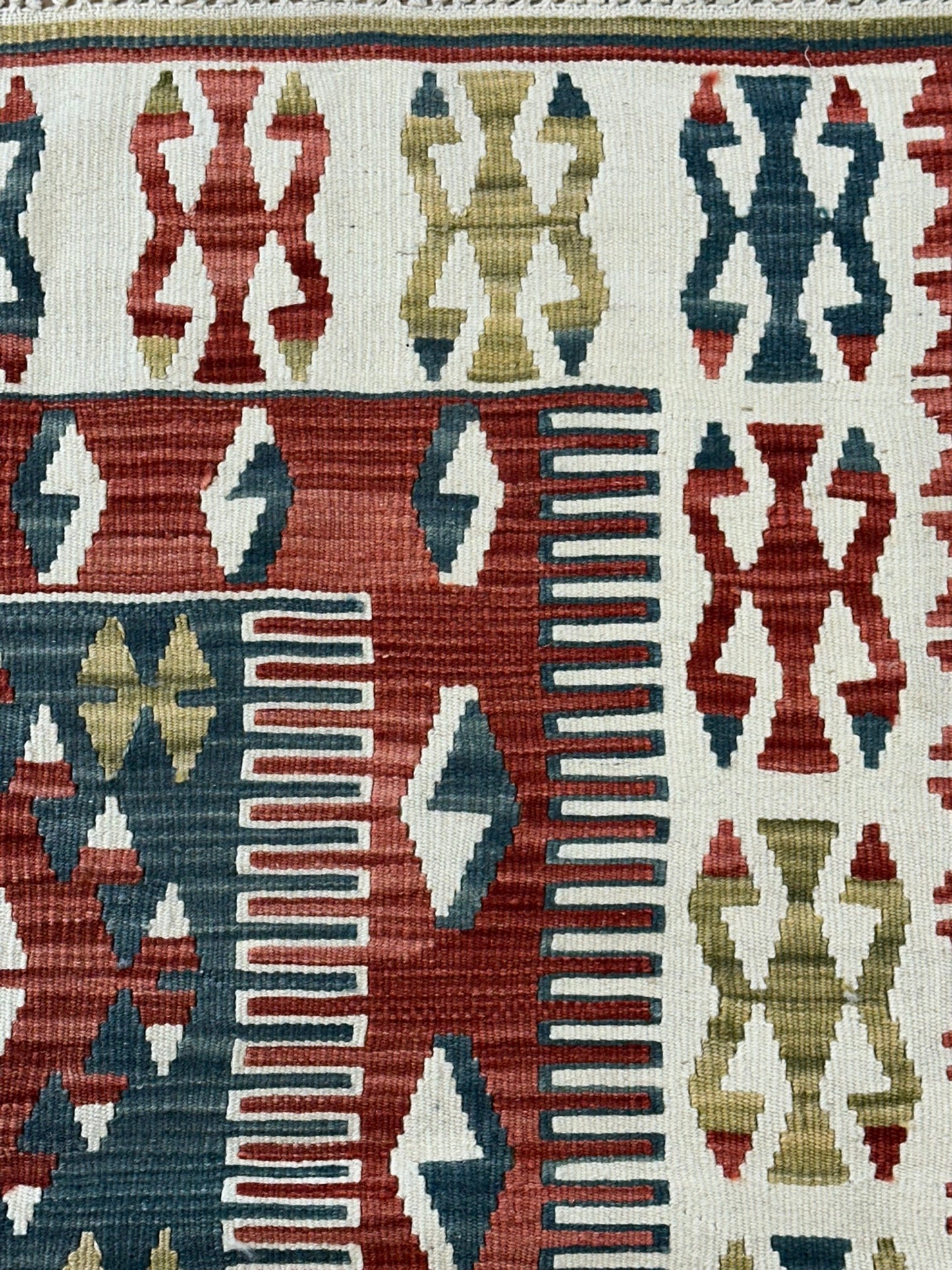 Orientteppich handgeknüpft Kelim 175x115 cm