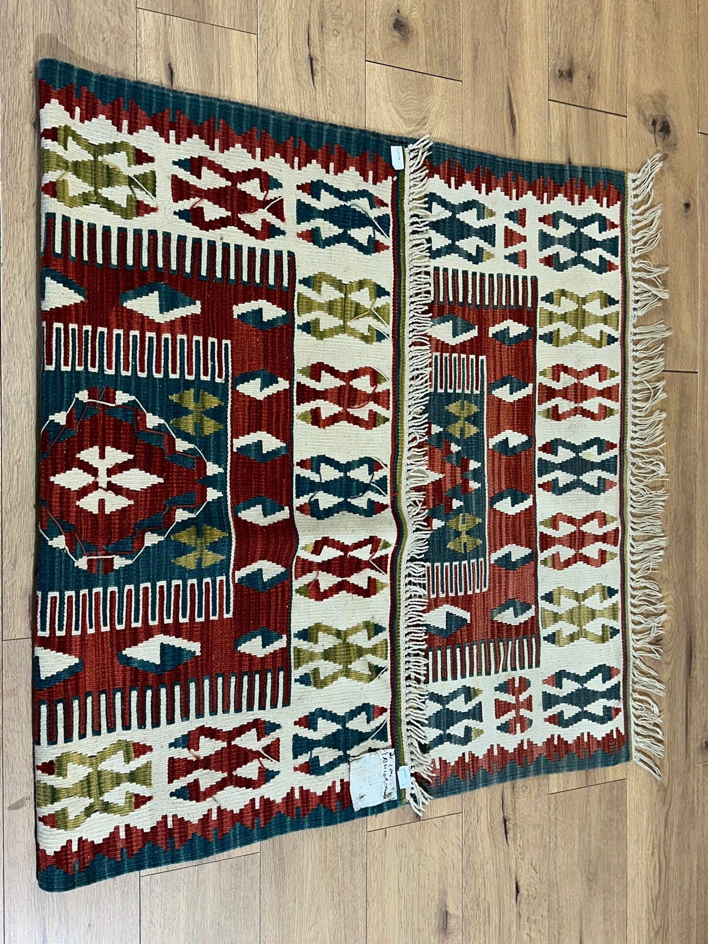 Orientteppich handgeknüpft Kelim 175x115 cm