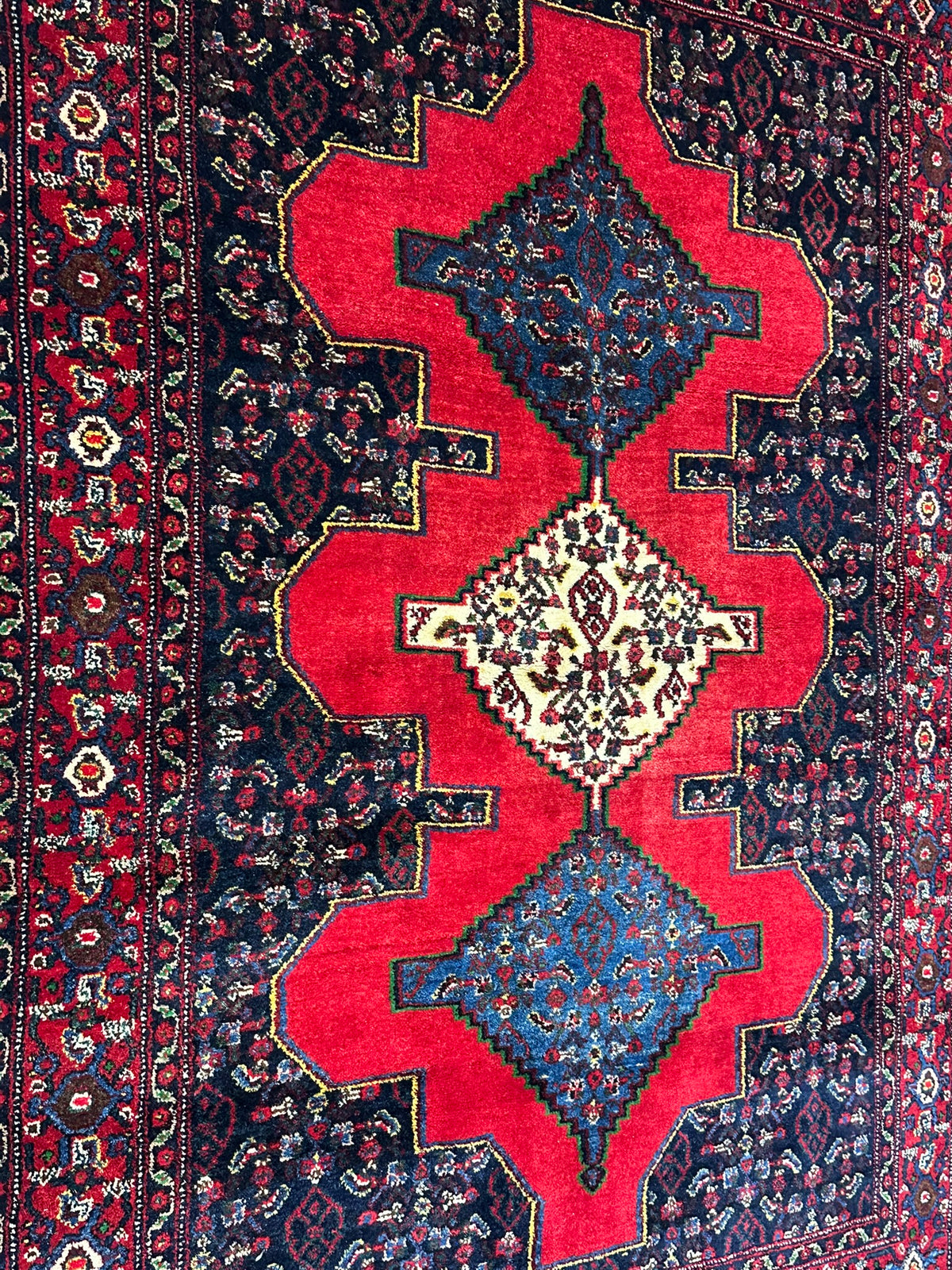 Orientteppich handgeknüpft Bidjar Senneh 170x130 cm