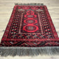 Orientteppich handgeknüpft Belutsch Gebetsteppich 130x76 cm
