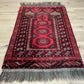 Orientteppich handgeknüpft Belutsch Gebetsteppich 130x76 cm