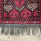 Orientteppich handgeknüpft Belutsch Gebetsteppich 130x76 cm