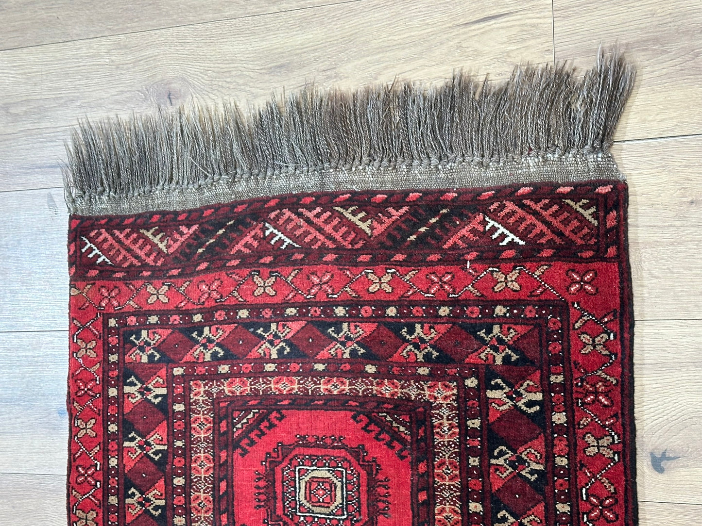 Orientteppich handgeknüpft Belutsch Gebetsteppich 130x76 cm