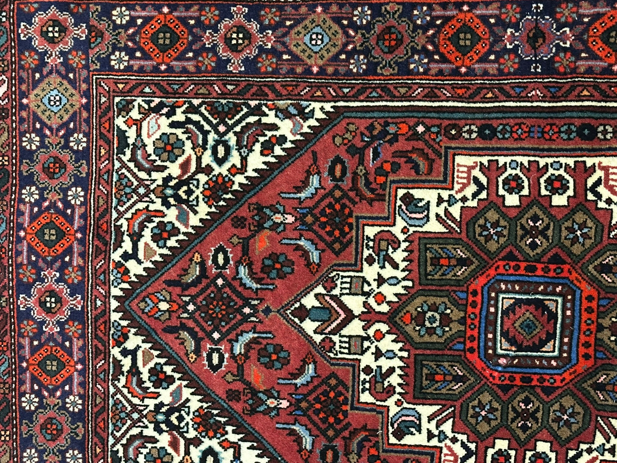 Orientteppich handgeknüpft Bidjar 123x77 cm