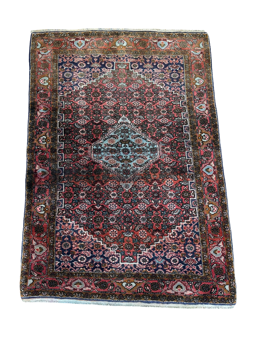 Orientteppich handgeknüpft Bidjar 160x110 cm