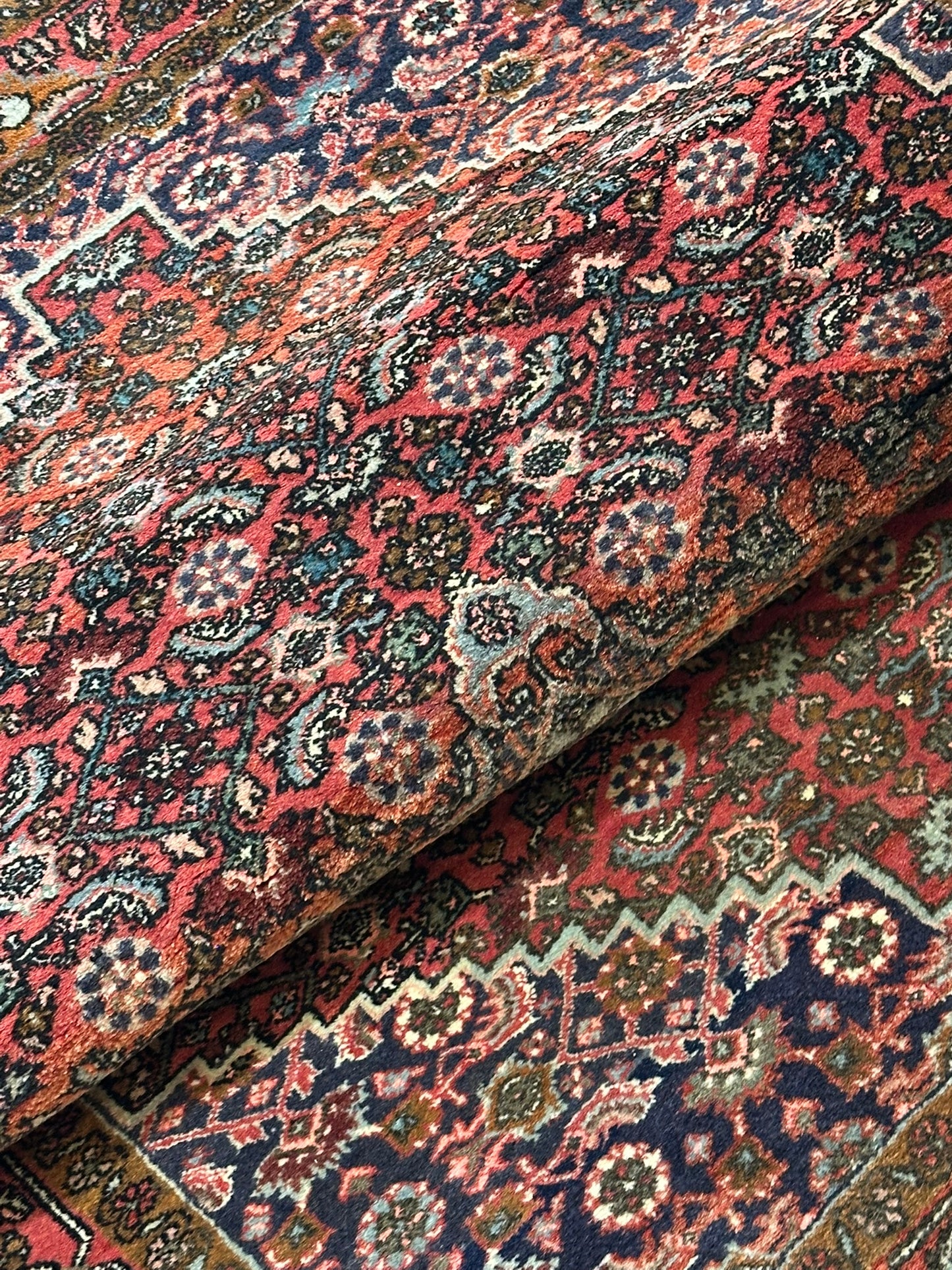 Orientteppich handgeknüpft Bidjar 160x110 cm