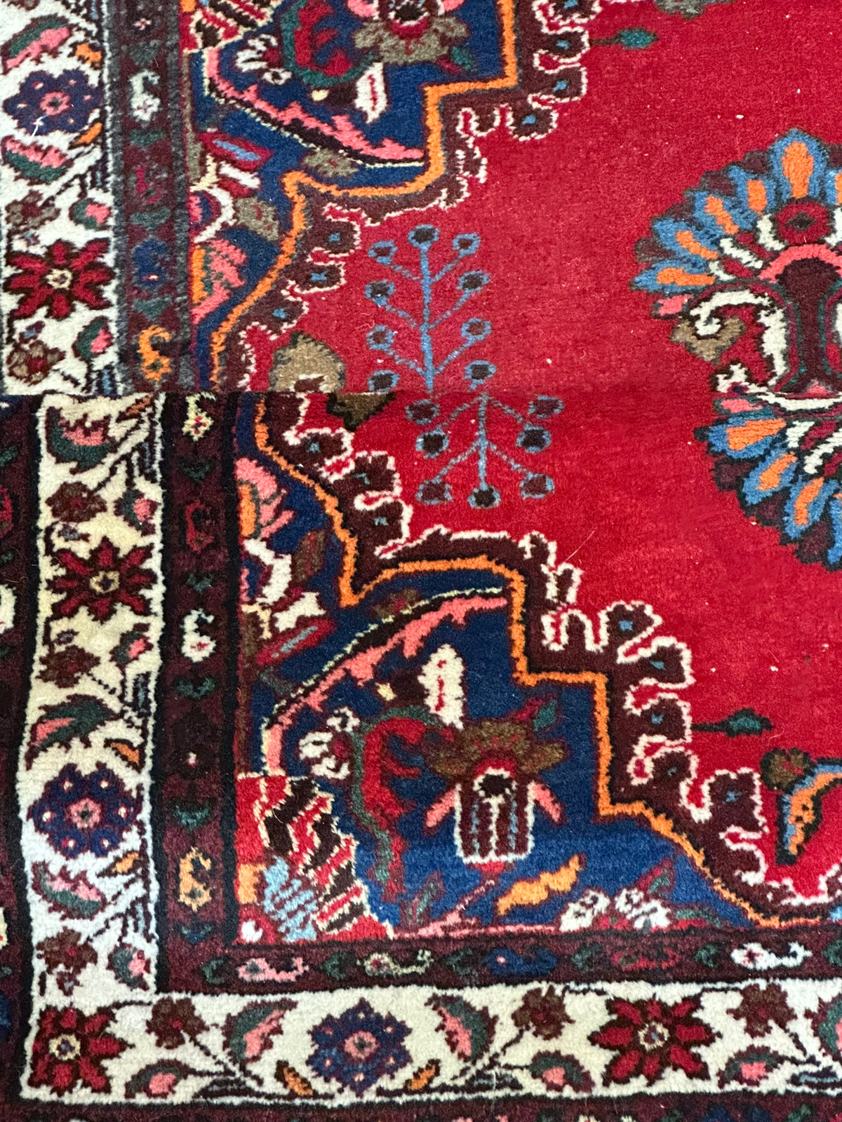 Orientteppich handgeknüpft Bachtiar  124x90 cm