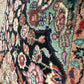 Handgeknüpfter Orientteppich Kaschmir Ghom Medaillon mit Blumen Muster 95x70cm