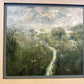 Gemälde, Mischtechnik (XX) Tropische Idylle Einladende Landschaft 50x53cm