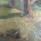 Wilhelm Pippert (XVIII-XIX) Ölgemälde Impressionistische Landschaftsszene