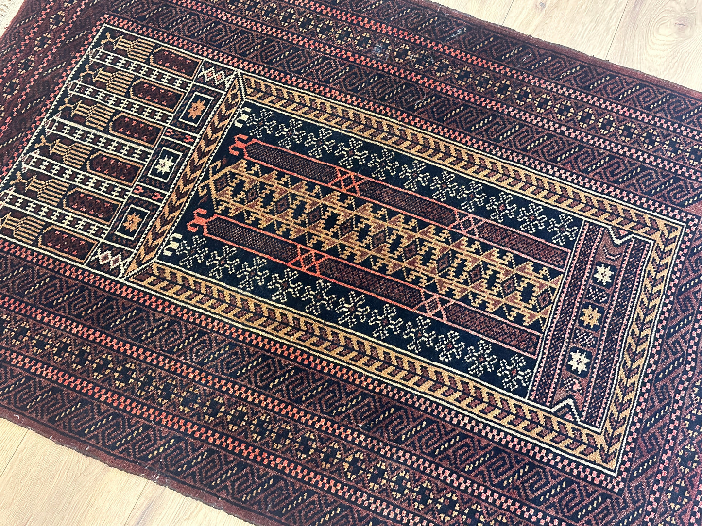Handgeknüpfter Perser Orientteppich "Kelim" 140x100 cm
