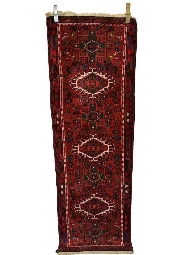 Orientteppich handgeknüpft Heriz läufer 205x68 cm