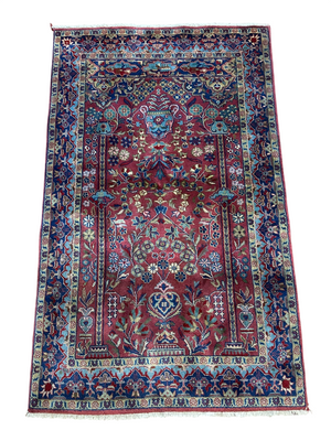 Orientteppich handgeknüpft US Sarough Re-Import 157x93 cm