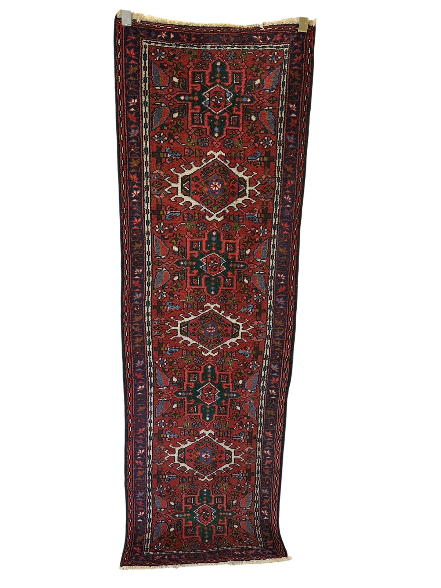 Handgeknüpfter Perser Teppich Heriz Läufer teppich 205x65 cm