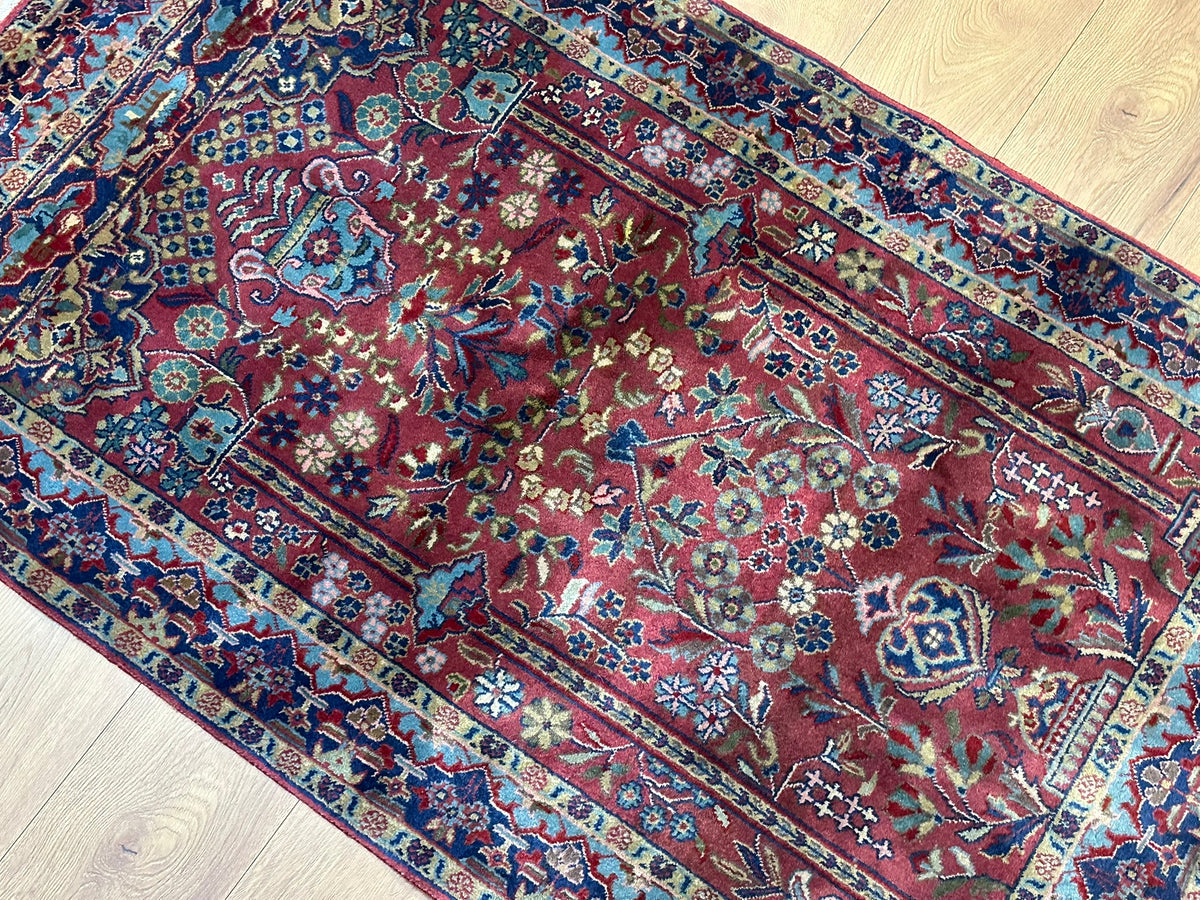 Orientteppich handgeknüpft US Sarough Re-Import 157x93 cm