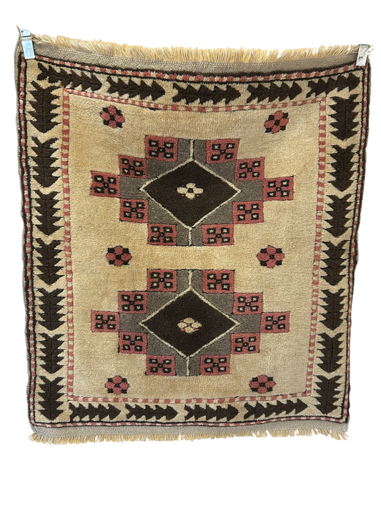 Handgeknüpfter Kazak Orientteppich 123x113cm